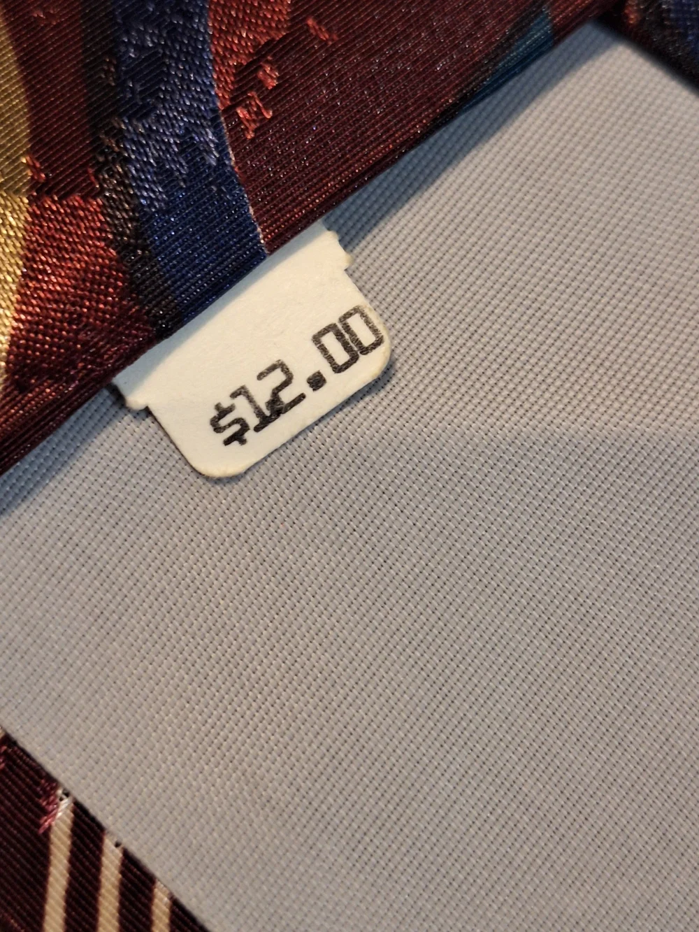 Trio Of 100% Microfiber Men's Patterned Clip On Ties - Made In USA